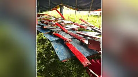 Zawaliła się trybuna w cyrku, cztery osoby zostały ranne
