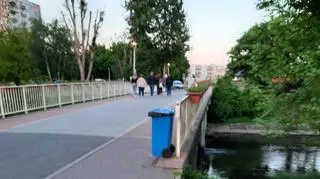 Miauczenie usłyszał chłopak, który przejeżdżał obok na rolkach