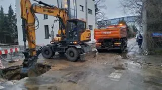 Zakład Wodociągów i Kanalizacji usunął awarię 
