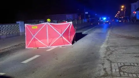 Śmiertelne potrącenie mężczyzny pod Sieradzem