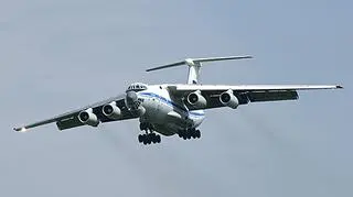 Rosyjski Ił-76. Zdjęcie z ćwiczeń "Zapad 2017"