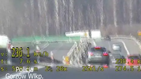 Pędził ponad 230 kilometrów na godzinę. Policja: mandat nie jest wystarczający
