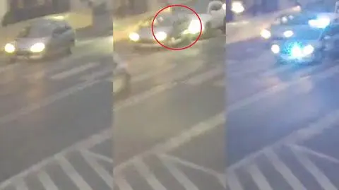 Zatrzymał się na pasach, chciał cofnąć i spowodował kolizję. Był pijany