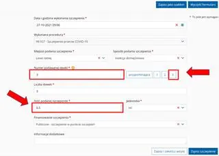 Szczepienie dawka dodatkowa uzupełniająca - e-rejestracja