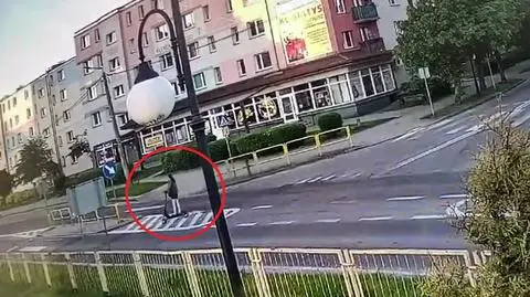 Pisz. Nietrzeźwa kobieta przewróciła się na hulajnodze