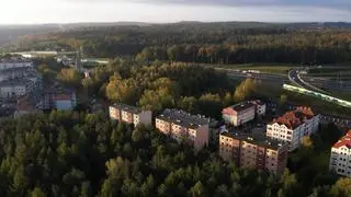Dzielnica, gdzie prowadzono obławę na podejrzanego o zabójstwo sześcioletniego syna
