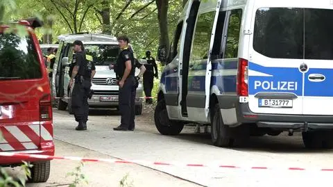 Berlin policja wrak auta
