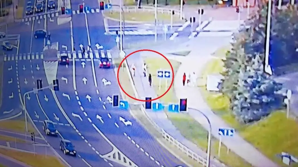 Moment na sekundę przed upadkiem