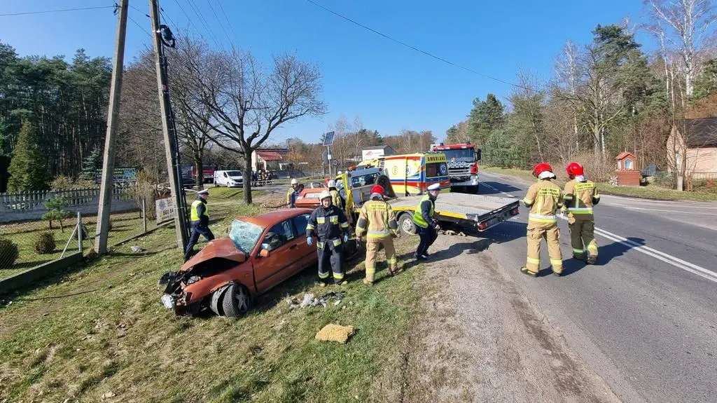Poważny wypadek pod Bełchatowem 