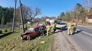Poważny wypadek pod Bełchatowem 