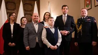 10-letni Miłosz i operatorka numeru 112 wyróżnieni