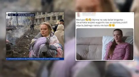 Marianna, kobieta ze szpitala w Mariupolu, znowu w trybach rosyjskiej dezinformacji