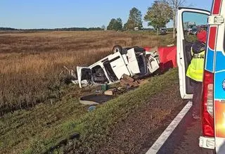 Tragiczny wypadek pod Wałczem. Nie żyją dwie osoby