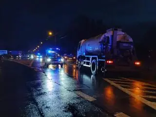 Tragiczny wypadek w Łasku, nie żyje 15-latka