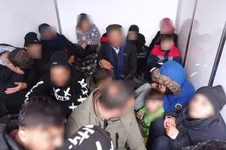 Wśród zatrzymanych imigrantów było dziewięcioro dzieci
