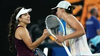 Camila Osorio and Iga Świątek