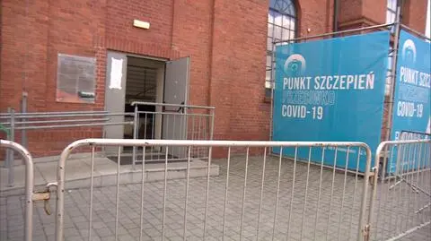 Punkt szczepień w Starej Kopalni w Wałbrzychu