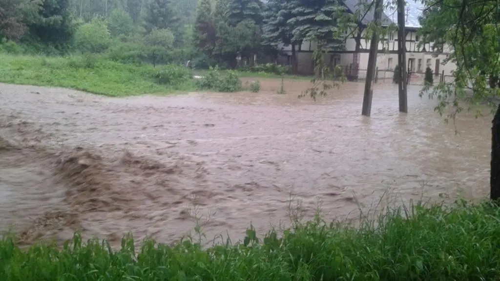 Woda płynąca przez Rybnicę