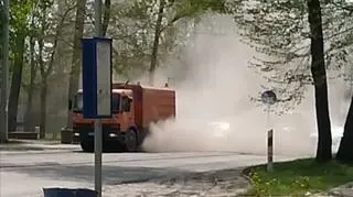 Firma "sprzątająca" ulice w Zgierzu