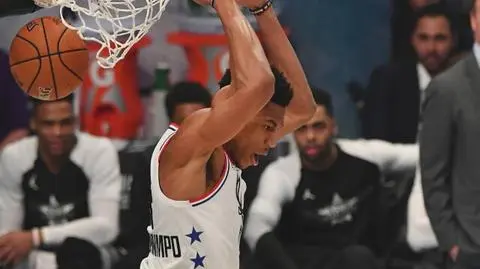 Giannis Antetokounmpo jest gwiazdą NBA