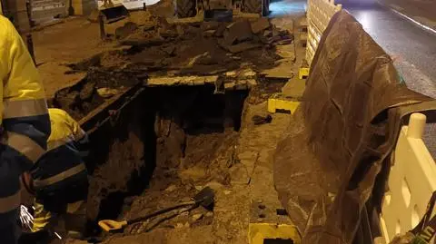 Teraz trwa szalowanie wykopu