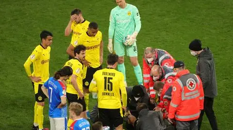 "Doskonały wieczór do 72. minuty". Borussia wstrząśnięta kontuzją piłkarza
