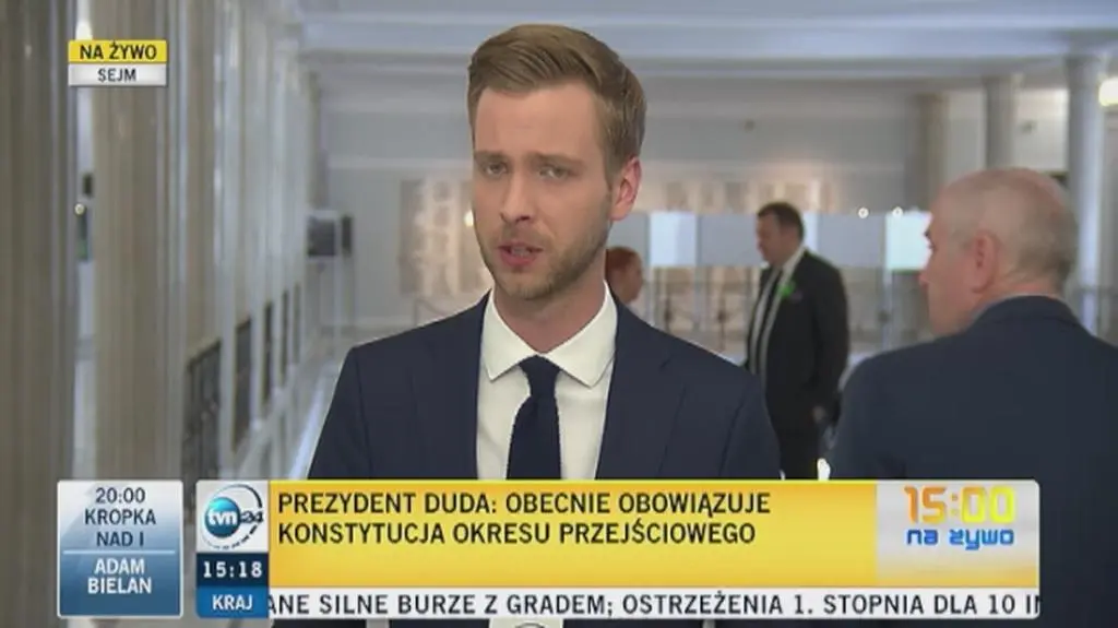 Obecna konstytucja przejściowa? Prezes PiS nie odpowiada