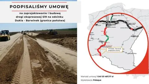 18 kilometrów za półtora miliarda złotych. Jest umowa na budowę przygranicznego odcinka S19