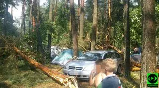 Ewakuowano ponad 700 osób. Wichura zniszczyła ośrodek w Szczutowie