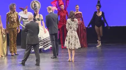 The royal couple at the Shakespeare Theatre