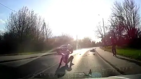 21-letni motocyklista złamał kilka przepisów drogowych