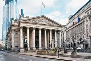 Londyn Royal Exchange, budynek londyńskiej giełdy