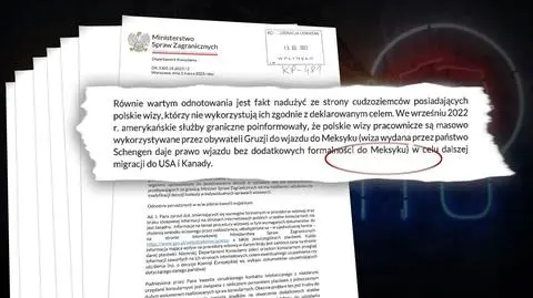Fragment odpowiedzi MSZ