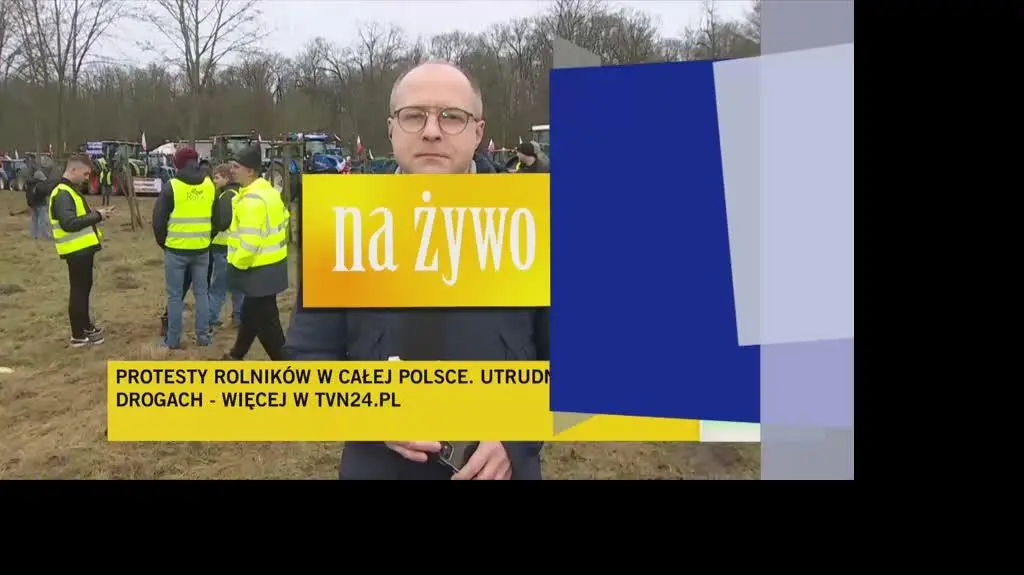 Protest rolników w Poznaniu