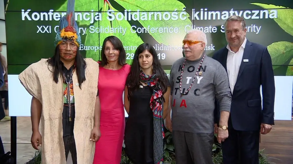 Lech Wałęsa obchodzi w niedzielę 76. urodziny. Do ECS przybyli goście z Ekwadoru