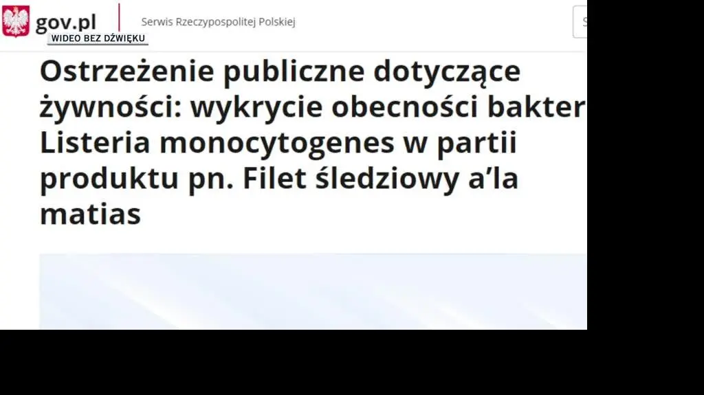 Bakteria w filecie śledziowym
