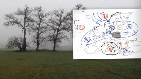 Pogoda jest pochmurna, mglista, ale bez niebezpiecznych zjawisk