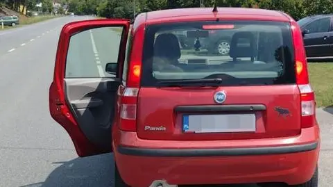 Jechała z otwartymi drzwiami. Myślała, że zepsuło jej się lusterko 