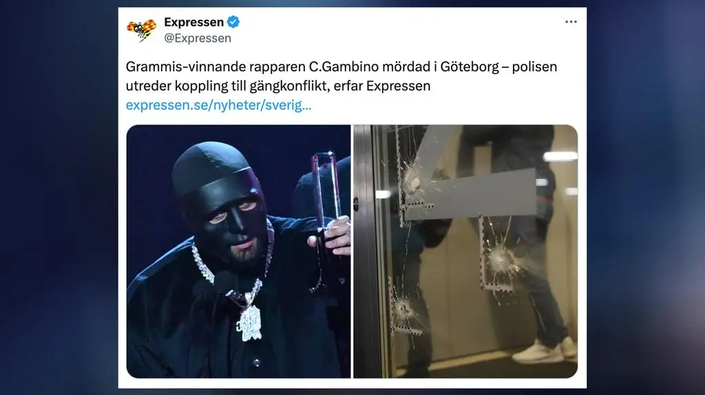 Szwedzki raper C. Gambino zginął w strzelaninie