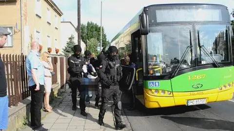 Zatrzymanie poznańskiego nożownika