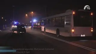 Pijany kierowca zderzył się z autobusem