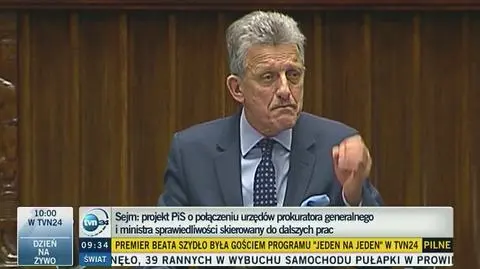 Projekt ustawy o prokuraturze trafił do komisji. "Na reformę czeka cała Polska"