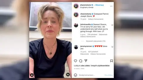 Brat Sharon Stone nie żyje. Aktorka opublikowała poruszające nagranie