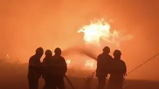 Pożar lasów w Parku Narodowym Czeska Szwajcaria 