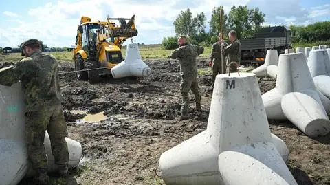 Budowa zapory w ramach Tarczy Wschód