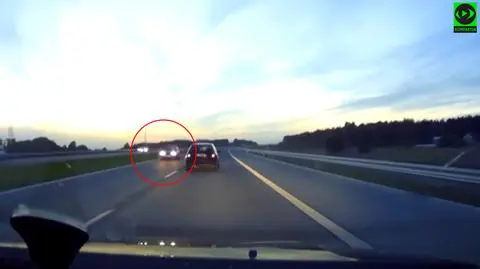 Jechał autostradą pod prąd. "Ten samochód nawet nie uciekał"