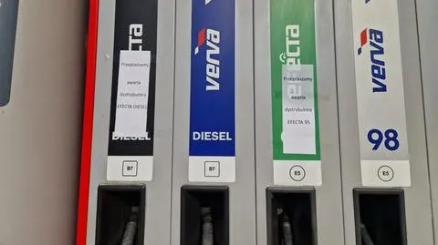 Zdjęcia ze stacji Orlenu przy ulicy Powsińskiej w Warszawie (29 września 2023)
