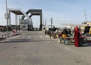 Przejście graniczne w Rafah między Egiptem a Strefą Gazy