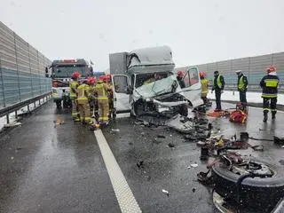 Wypadek na A2. Utrudnienia w kierunku Warszawy