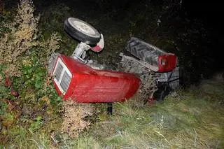 Ciągnik przygniótł mężczyznę w miejscowości Turza